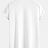 Ensemble — chemise côtelée à col cubain profond coupe ajustée & short côtelé à cordon