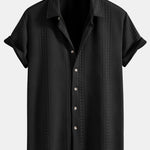 Ensemble — chemise jacquard géométrique & short