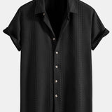 Ensemble — chemise jacquard géométrique & short