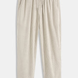 Ensemble Améline — chemise patchwork en velours côtelé & pantalon en velours côtelé à jambe droite