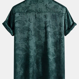 Ensemble — chemise en satin à imprimé paisley & short