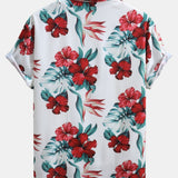 Ensemble Améline — chemise à imprimé floral tropical & short de bain