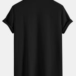 Ensemble — chemise côtelée à col cubain profond coupe ajustée & short côtelé à cordon