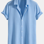 Ensemble — chemise côtelée coupe ajustée & pantalon à jambe droite et taille élastique