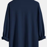 Ensemble Capucine — chemise côtelée à col officier et manches longues coupe ajustée & pantalon côtelé