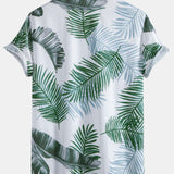 Ensemble Capucine — chemise à imprimé feuilles & short de bain