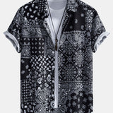 Ensemble Apolline — chemise à imprimé paisley & short de bain