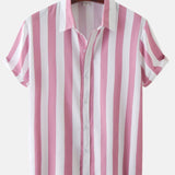 Ensemble Apolline — chemise à imprimé rayé & short de bain