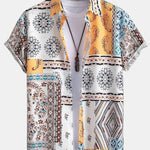 Ensemble — chemise à imprimé foulard & short de bain