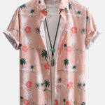 Ensemble Améline — chemise à imprimé plantes tropicales & short de bain