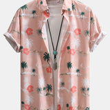 Ensemble Améline — chemise à imprimé plantes tropicales & short de bain