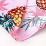 Ensemble — chemise à imprimé ananas et palmiers & short de bain