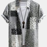 Ensemble Améline — chemise à imprimé paisley & short de bain