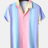 Ensemble — chemise cubaine à imprimé dégradé & short de bain