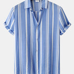 Ensemble Clotilde — chemise à imprimé rayé & short de bain