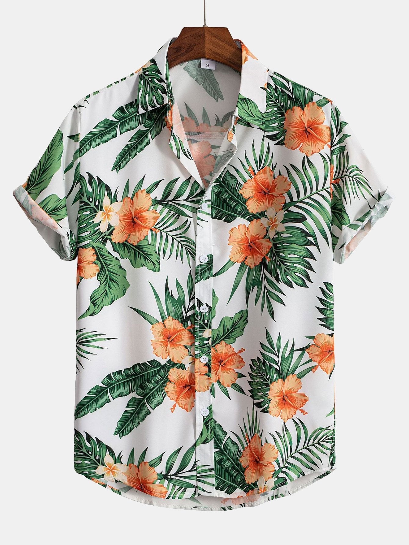 Ensemble Apolline — chemise à imprimé tropical & short de bain