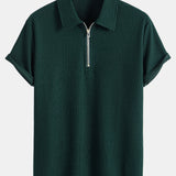 Ensemble — polo côtelé demi-zip coupe ajustée & short