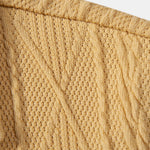Ensemble — chemise cubaine texturée en maille géométrique & short de bain mi-long à cordon