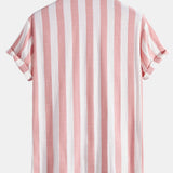 Ensemble Capucine — chemise rayée à col cubain & short de bain