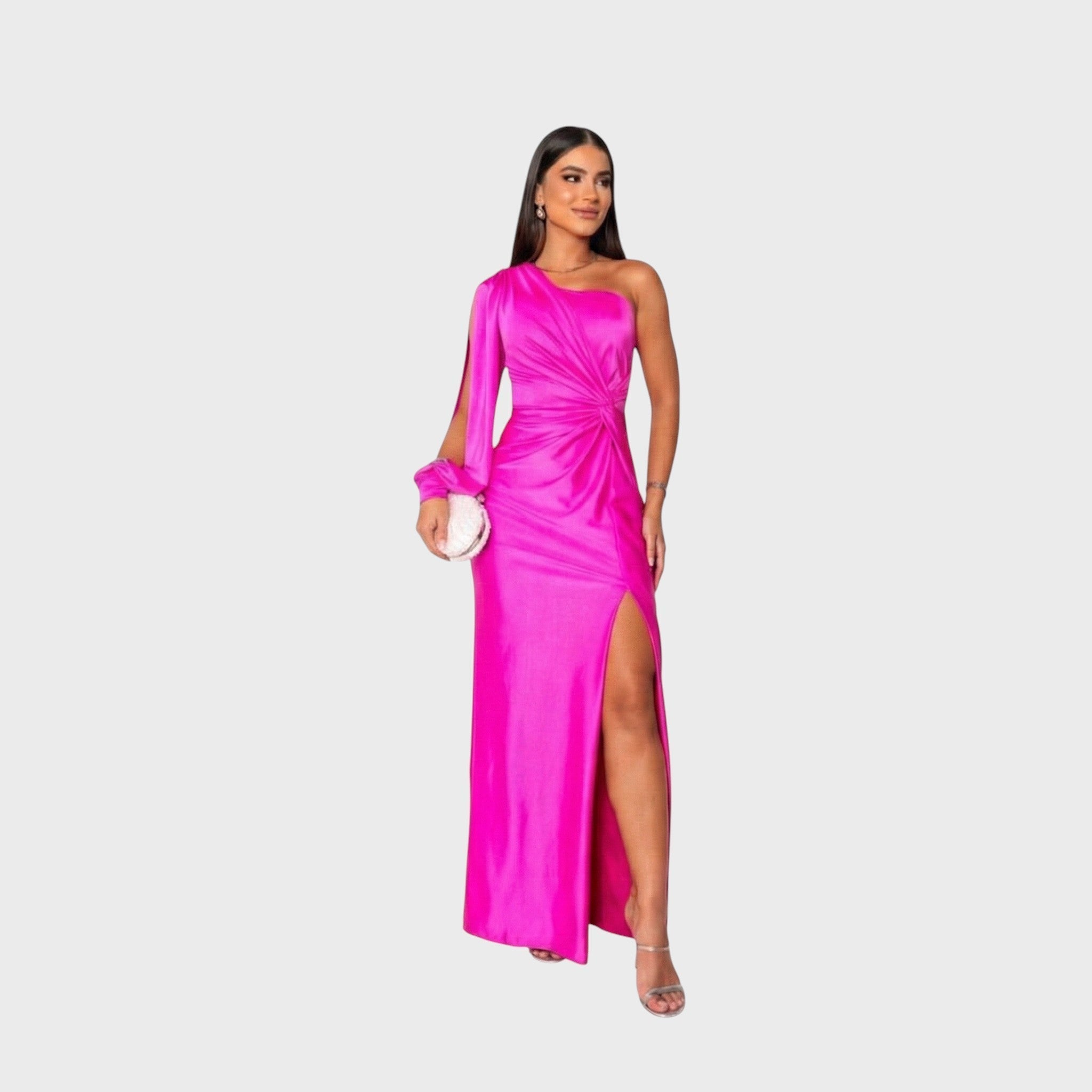 Katarzyna | Robe longue élégante pour le soir Rose