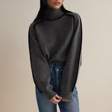 Thérèse | Pull à col roulé et liseré contrasté