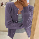Micheline | Cardigan douillet à boutons