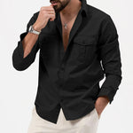 WRINKLE RESISTANT BUTTON SHIRT FOR MEN