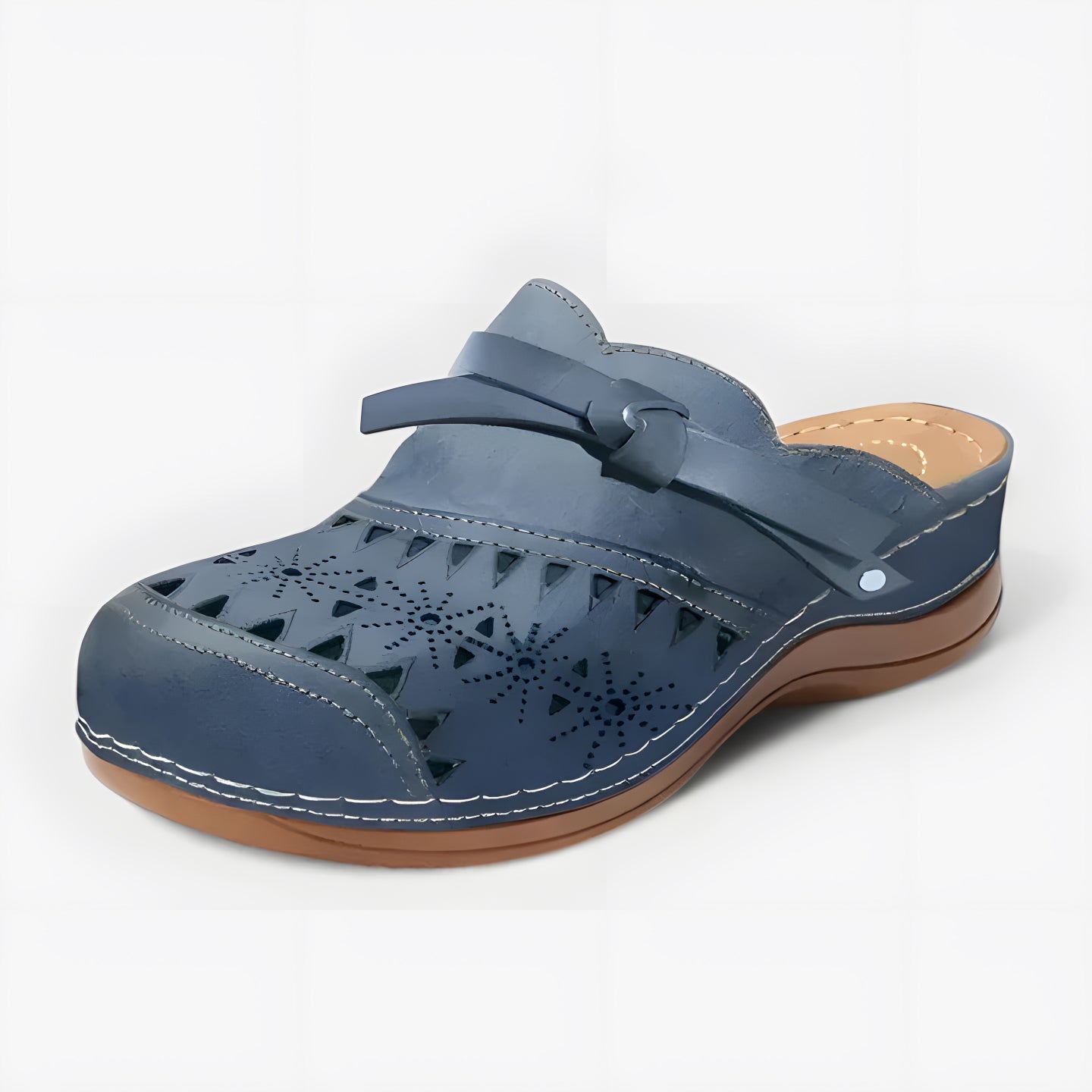Aurore | Mules orthopédiques femme d'été Bleu