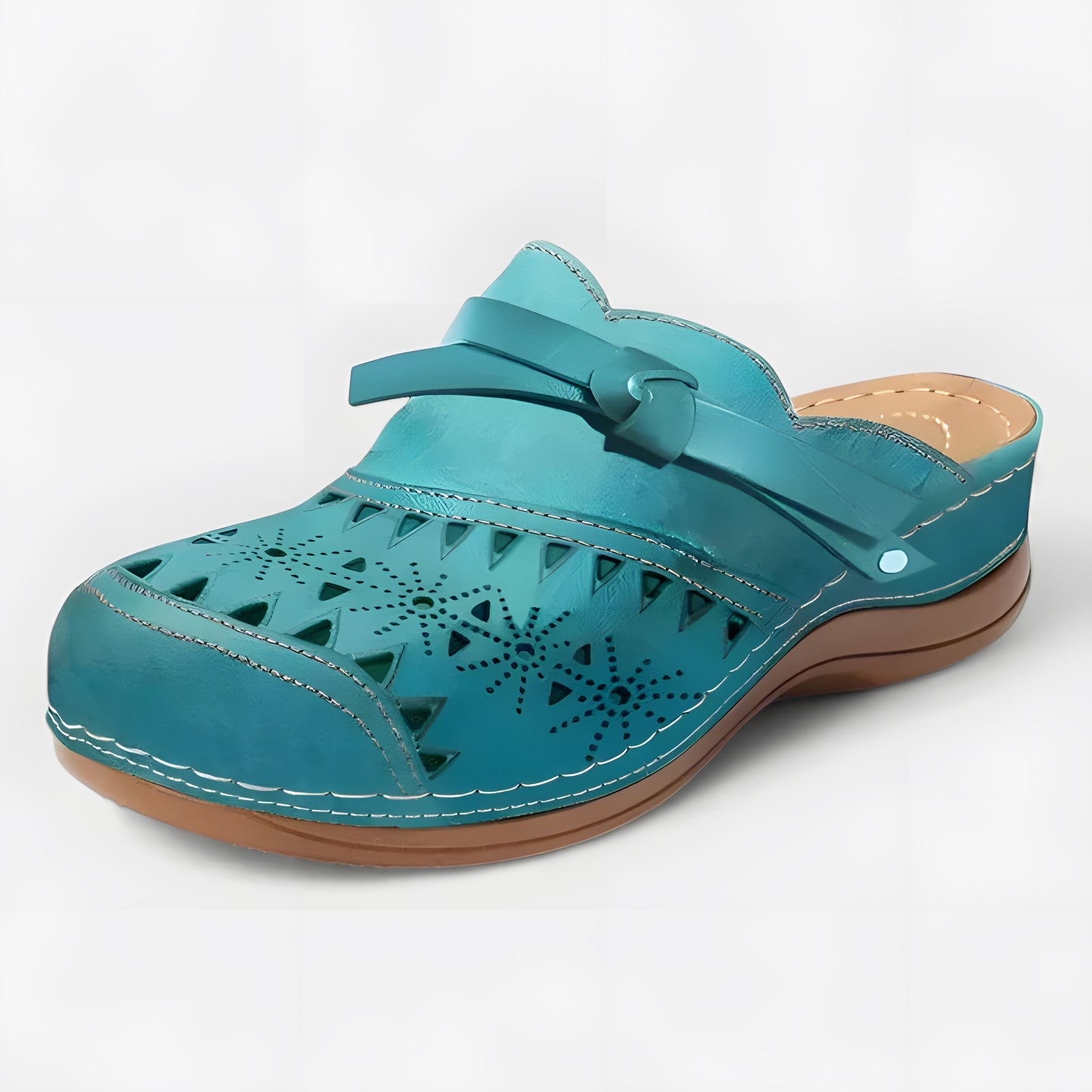 Aurore | Mules orthopédiques femme d'été Bleu Clair