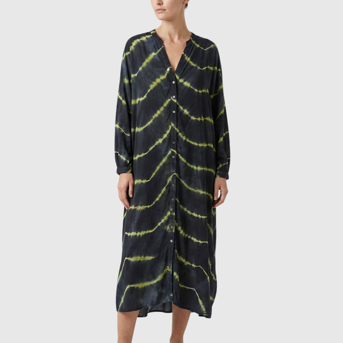 Robe Maxi Rayée Boho Élégante
