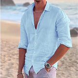 COTTON LINEN SHIRT FOR MEN