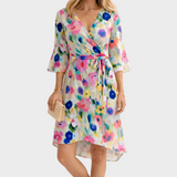 Mia | Robe courte fleurie élégante