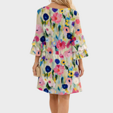 Mia | Robe courte fleurie élégante