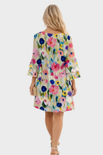 Mia | Robe courte fleurie élégante