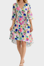Mia | Robe courte fleurie élégante