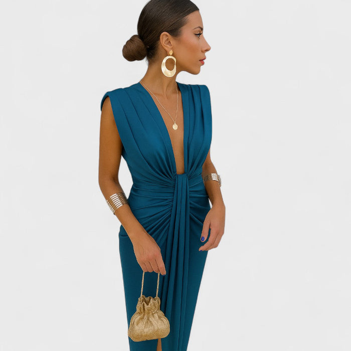 Morgane | Robe plissée féminine