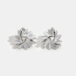 Élodie – Boucles d’oreilles en argent a forma di fiore.
