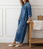 Combinaison en Jean Coton Manches Longues