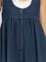 Robe Longue en Jean Vintage à Bretelles