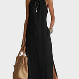 Jimena | Robe midi en lin
