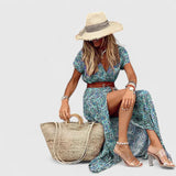 Caroline — Robe Maxi Boho Élégante