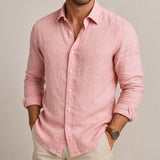 LINEN BLEND SHIRT FOR MEN