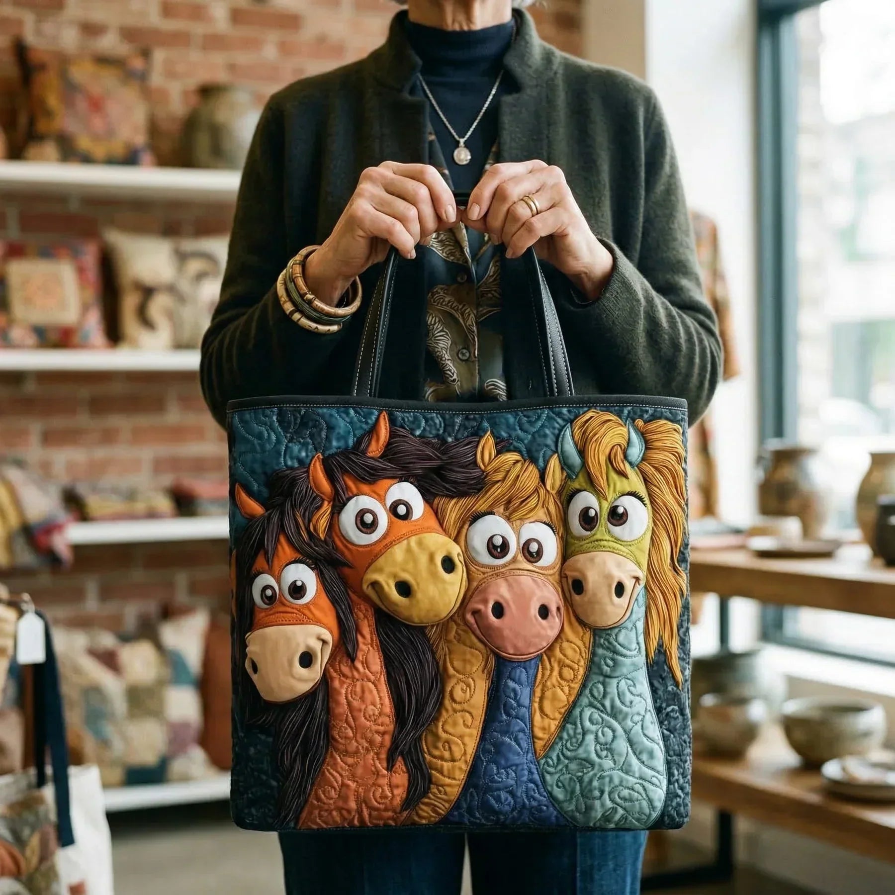 Sac Artisanal - Chevaux Joyeux