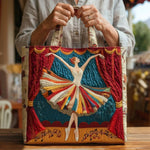 Victorine | Sac cabas matelassé à motif ballerine