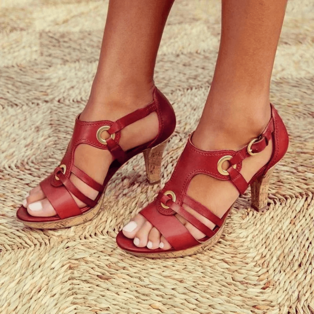Bérangère | Sandales femme à talon confortables