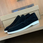SUEDE SLIP-ON LOAFERS FOR MEN