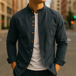 Chemise Hiro — en lin et coton