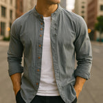 Chemise Hiro — en lin et coton