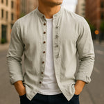 Chemise Hiro — en lin et coton