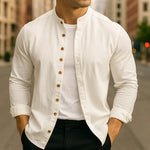 Chemise Hiro — en lin et coton
